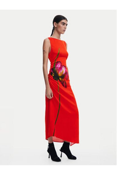 Desigual Women's Casual Dress 25SWVW07 Red