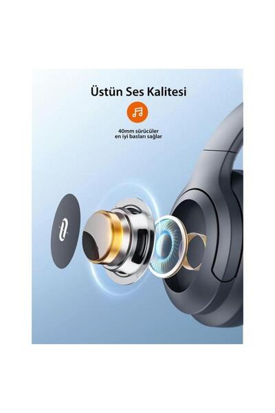 TaoTronics Taotronıcs TT-BH1121 Kulaküstü Bluetooth Kulaklık Siyah