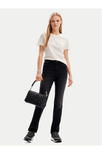 Desigual Women's Jeans 24WWDD95 Black