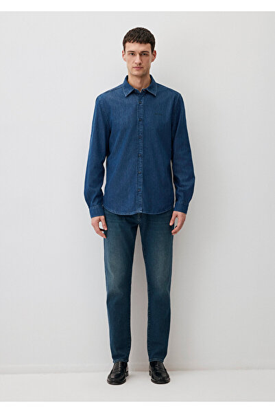 Mavi Brad Edition İndigo Mavisi Jean Gömlek Slim Fit / Dar Kesim 0210921-90592
