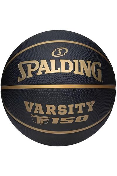 SPALDING Μπάλα μπάσκετ Varsity Black Gold TF-150 Μέγεθος:5 (85276Z)