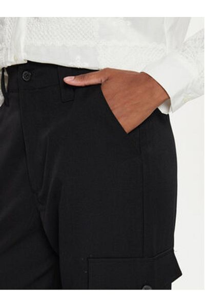 Desigual Women's Fabric Trousers 24WWPW17 Black