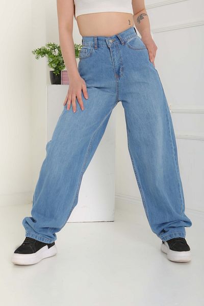 TOFİSA Baggy Jeans Light Blue - 27097