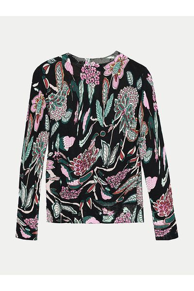 Desigual Pulover de damă 24WWJF41 Negru