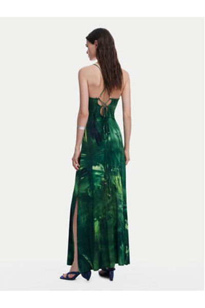 Desigual Women's Summer Dress 25SWVK55 Green