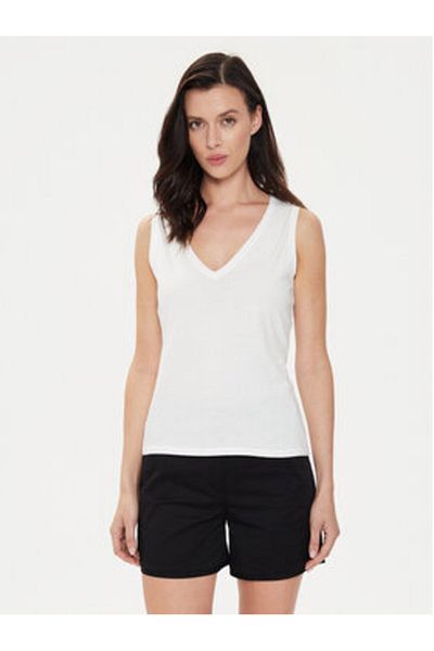 Sisley Women's Top 3I1XLH00S White