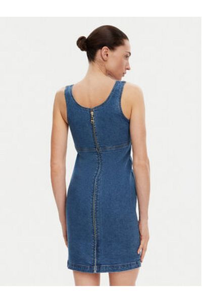 Silvian Heach Rochie din denim pentru femei GPP25298VE albastră