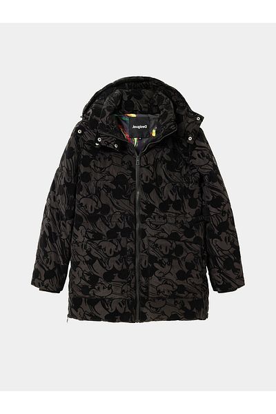 Desigual Women's Down Jacket 23WWEWB2 Black