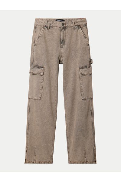 Desigual Women's Jeans 24WWDD96 Gray