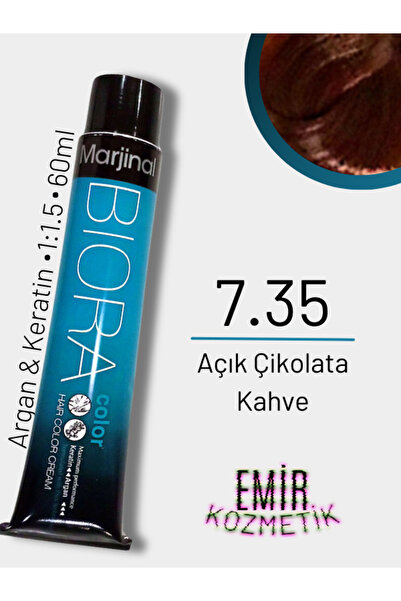 Marjinal Biora Saç Boyası - 7.35 Açık Çikolata Kahve