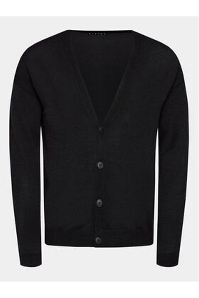 Sisley Cardigan bărbătesc sisley 11BAS600J negru