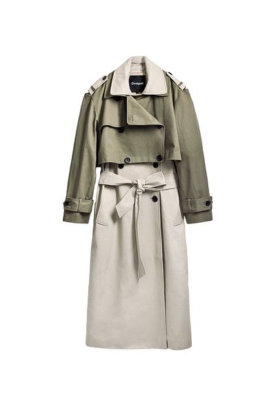 Desigual Trench pentru femei 25SWEW49 bej