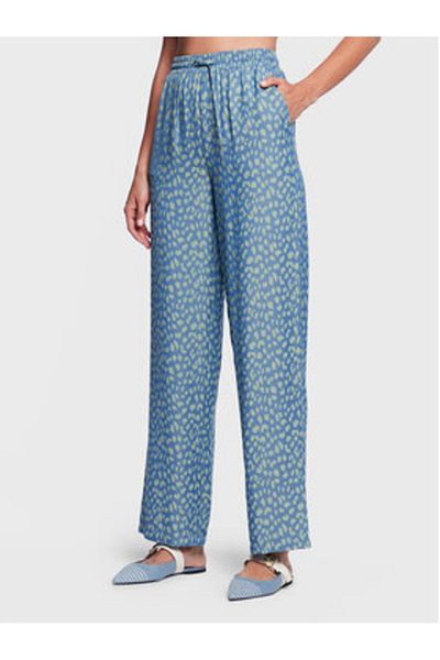 Silvian Heach Pantaloni din material textil pentru femei GPP23483PA albaștri