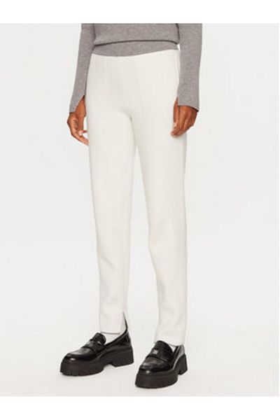 Deha Women's Knitted Trousers D12825 White