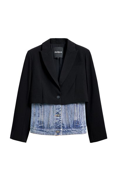 Desigual Women's Blazer 25SWEW28 Black