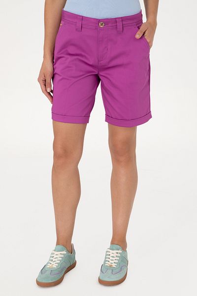U.S. Polo Assn. Pantaloni scurți țesuți violet pentru femei 50299160-VR037