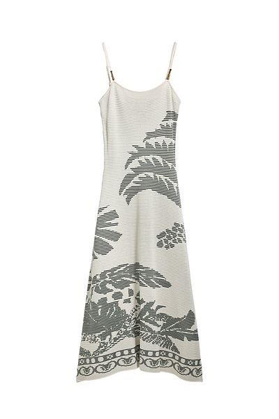 Desigual Women's Summer Dress 25SWVF11 Beige