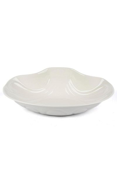 Mikasa Moor وعاء بورسلين أبيض 47x32x14 سم