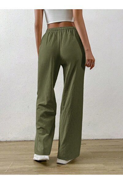 The Champ Clothing Women's Elastic Waist Comfortable Fit Aerobin Fabric Women's Trousers