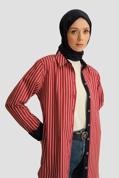 Armine Striped Tunic Ortd9438 Bodro