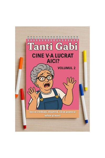 OBRO Βιβλίο ζωγραφικής για ενήλικες, Tanti Gabi, Τόμος 2, Ποιος εργάστηκε εδώ...