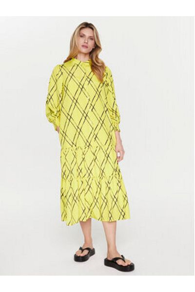 Silvian Heach Rochie casual pentru femei GPP23374VE galbenă