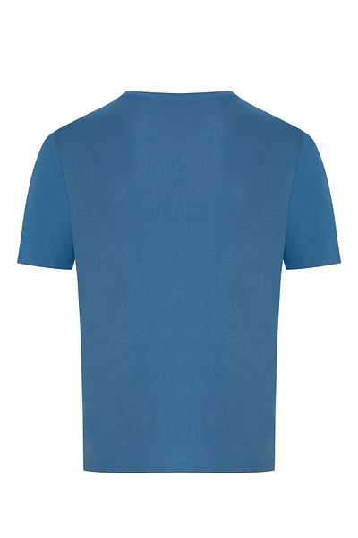 DOSXX Safe O-Neck T-Shirt 100% Cotton Ribbed Short Sleeve Men's Tshirt