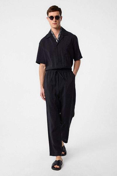 Antioch Black Relaxed Men's Jogger Pants
