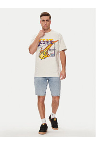 DC Tricou bărbătesc ADYZT05344-SCVW Alb