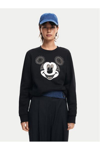 Desigual desigual Women's Sweatshirt 24WWSK10 Black
