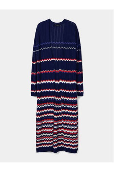 Desigual Cardigan pentru femei 24SWJF39 Bleumarin
