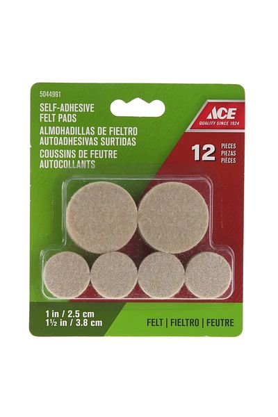 ACE Table & Chair Self-Adhesive Protective Felt Pad Kit