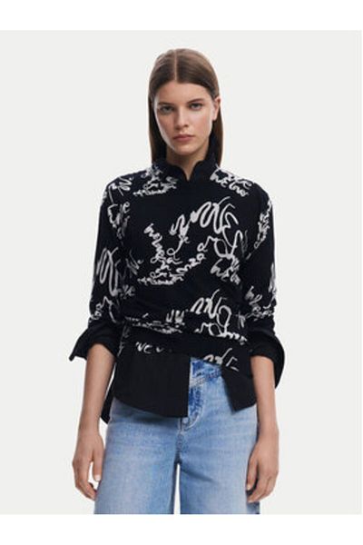 Desigual Pulover de damă 25SWJF04 Negru
