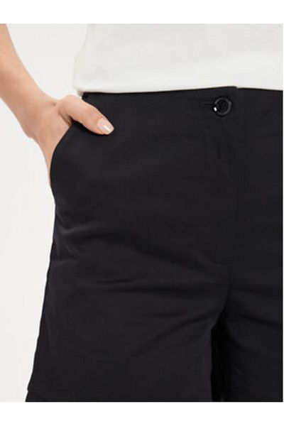 Sisley Pantaloni scurți din material textil pentru femei 4ED4L901A negri