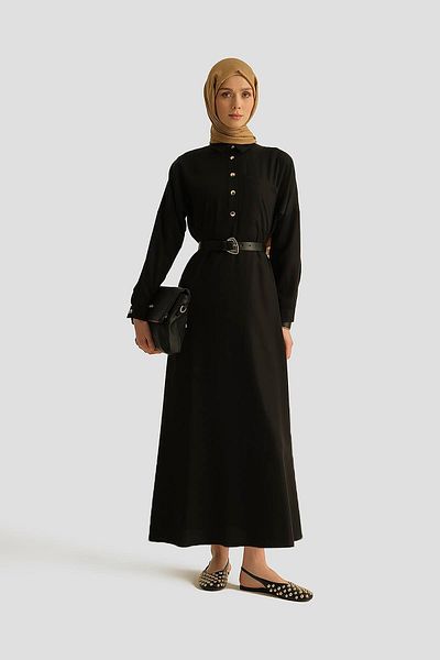 Armine Φόρεμα 25YD4236 Μαύρο