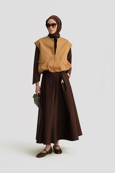 Armine Bomber Vest 25Y4504 Sahara
