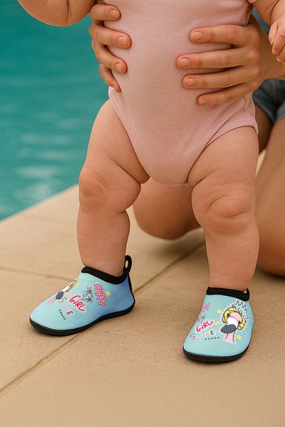 Cristante Zappella Pantofi de mare unisex pentru copii, pantofi de mare pentru bebeluși, pantofi de piscină
