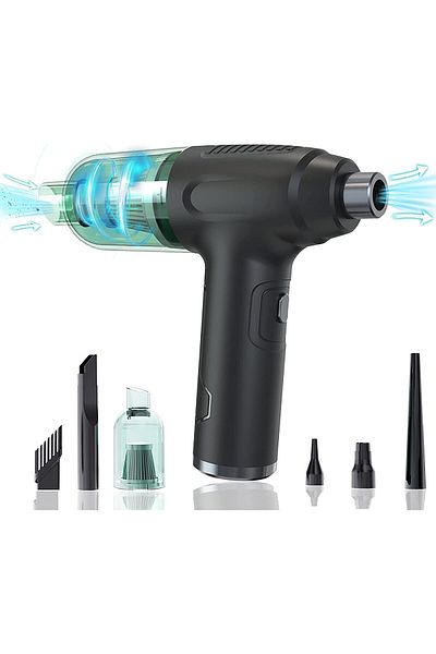 OEM Suflantă de aer și aspirator, portabil, 6 duze, 2 viteze, 50000 RPM, baterie de 6000 mAh