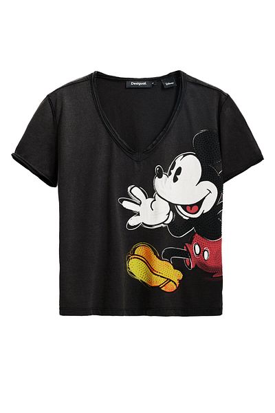 Desigual Women's T-Shirt 25SWTKAG Black