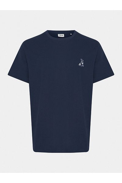 Solid Tricou bărbătesc 21108139 Albastru marin