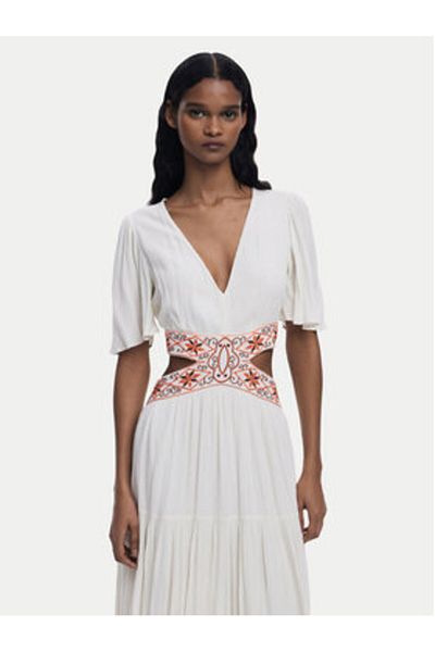 Desigual Rochie de vară pentru femei 25SWVW98 Alb