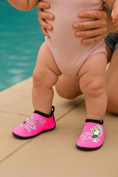Cristante Zappella Pantofi de mare unisex pentru copii, pantofi de mare pentru copii mici, pantofi de piscină