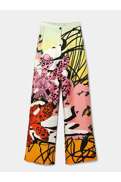 Desigual Women's Fabric Trousers 24SWPW27 Colored