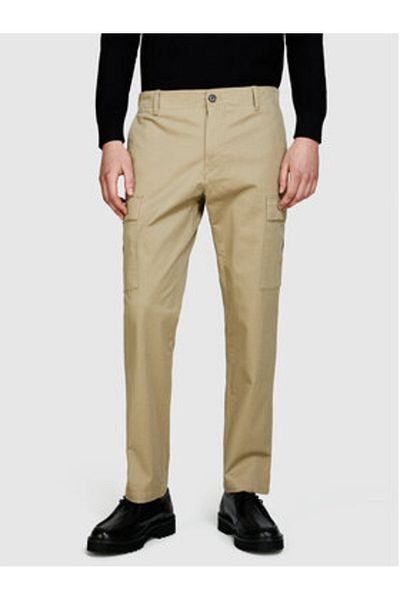 Sisley Men's Fabric Trousers 4H2FSF03P Beige