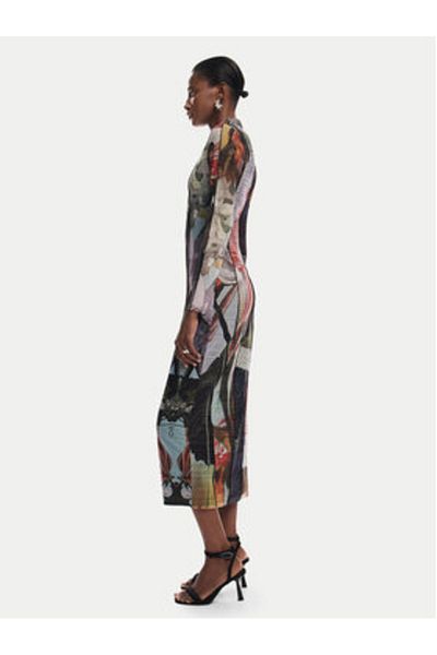 Desigual Women's Casual Dress 24WWVK59 Colorful