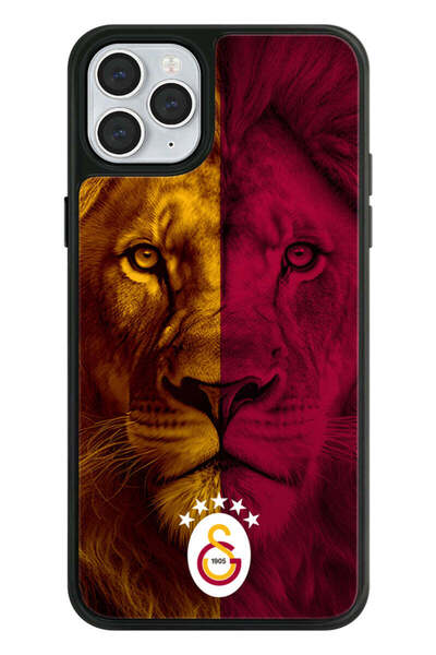 Galatasaray iPhone 11 Pro Max Uyumlu Galatasaray 5 Yıldız Parçalı Aslan Lisan...