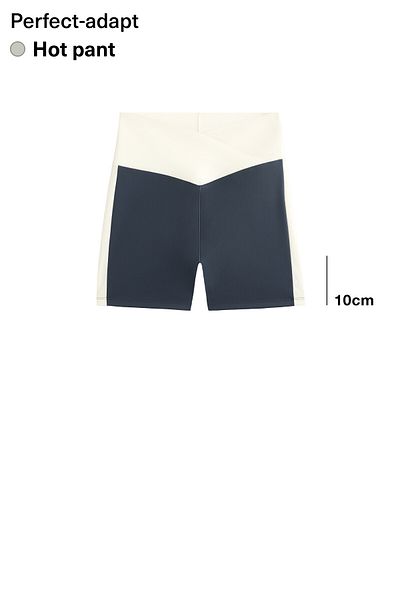 Oysho Perfect-adapt High-rise 10cm Hot Pant Leggings With V-cut Waist