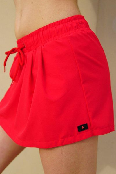 Miami Beach Women's Solid Color Quick Dry Fabric Mini Length Shorts Skirt Swimsuit Swim Shorts 810K