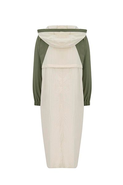 Armine Colorblock Raincoat 25Yt539 Khaki