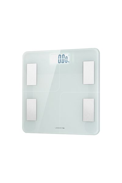 Lawazim Digital Personal Scale with Bluetooth – LED Smart Body Fat Scale, 13 Metrics, APP Sync